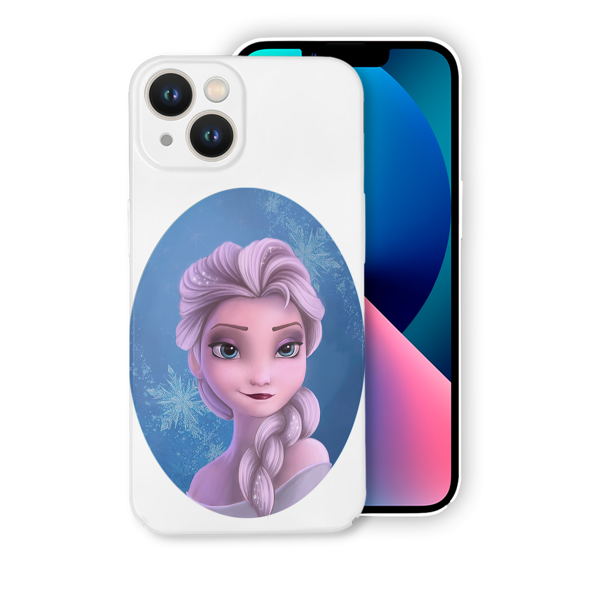 （画像用） アナと雪の女王 アンナ エルサ Frozen Anna Elsa 【iPhone 14シリーズ対応】ハードケース